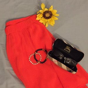🌅Sunset orange skirt